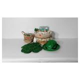Spring/Holiday decor, includes baskets with four