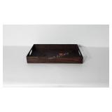 Wicker serving tray, 14" x 19.5"