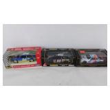 Three Die-cast metal, NASCAR, 2 coin banks, 1