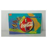 Advertising Coca-Cola metal sign 16x10