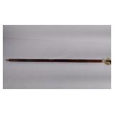 Wooden cane, approximately 3ft