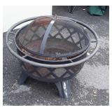 Firepit, mesh dome lid, 22"