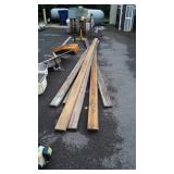Lumber, 7 boards tongue and groove, 16ft long