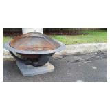 Firepit 26" with Screen lid, plus 4 iron tiki
