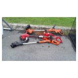 4pc Lawn tools, Electric weedeaters hedge