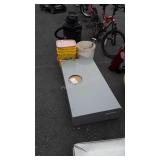 Electric supplies lot. Outdoor Meter Box, 2