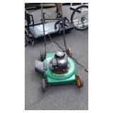 Weedeater brand Pushmower, 22", 158cc Engine