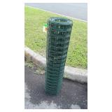 Fence Wire, partial roll welded wire green