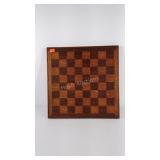 Wooden checkerboard, does have some damage