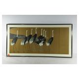 Asian style bird picture 43x22