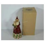 Jim Shore Santa/Cat Heartwood Creek figurine, 11"