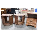 Three end tables, great paint and personalize