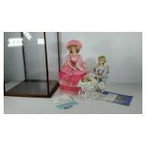 Porcelain dolls, Annabelle in pink from the