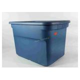 Sterilite storage tote, 18 gallon, crack in lid
