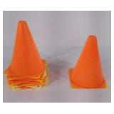 Miniature orange cones, good condition
Seller
