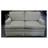Henredon 2 cushion loveseat, 59" wide, light