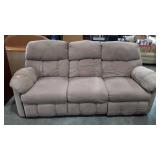 Couch with dual recliner, 80"