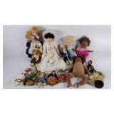 Variety of dolls, they do have condition issues,