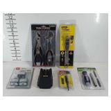 Tools: Stanley stud finder, Pittsburgh 4 in 1