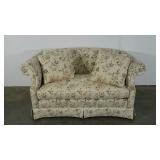 Drexel Furniture love seat, floral design, 55"