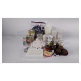 Battery powered candles & light strings, candle