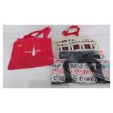 Three Coca-Cola tote bags, clean like new