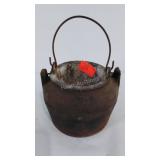 Cast iron smelting pot