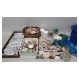 Sea shell decor group, includes, wall hanging,
