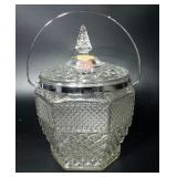 Wexford diamond point ice bucket with metal