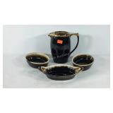 Pfaltzgraff brown pitcher and bakeware