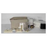 Home decor group, includes fabric storage