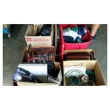Skid lot: includes clothing, dishware, frames,