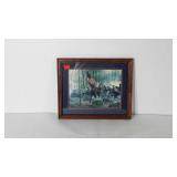 Mort Kunstler calendar print, Hero of Little