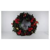 Everlasting lighted Christmas Wreath, 30" in