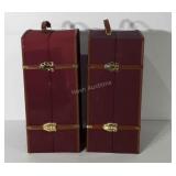 Two doll trunks, 21"