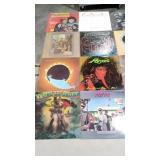 Vinyl records, various rock artists, Lynyrd