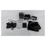 Group of small electronics, iPod, Sony Walkman, 3