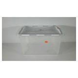 Sterility clear tote with fold down lid empty, 48