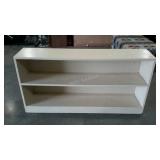 Low bookcase, 25" tall, painted, damage as shown