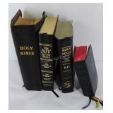Holy Bible, two Study Bibles, Daily Missal of St.