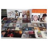 Large group of mixed vinyl records, includes