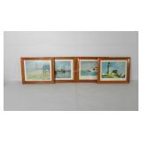 Four prints, includes the Lighthouse at two