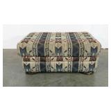 Ottoman, southwestern design, 24 x 36 x 16