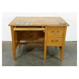 Desk, solid, needs some cosmetic work