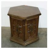 Hexagonal end table