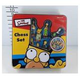 Cardinal Toy, The Simpsons chess set, metal tin