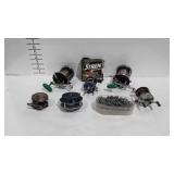 Fishing gear, reels, fishing line, and sinkers,