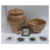 Decor group, textured glass animal coasters,