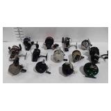 Fishing reels, includes Shakespeare, Daiwa,