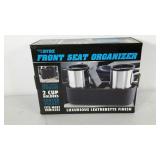 Rydz front seat organizer, luxurious leatherette